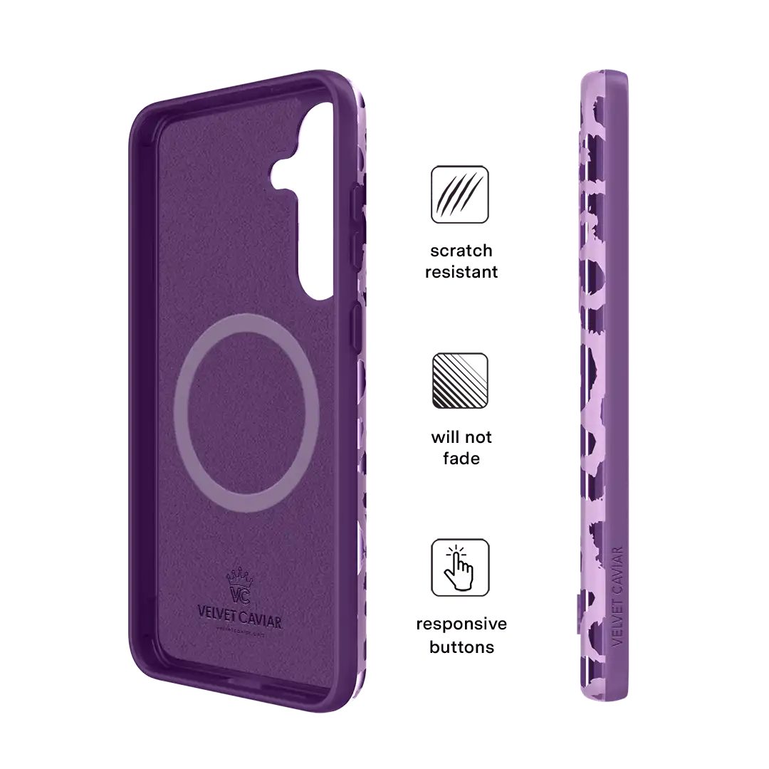 Amethyst Leopard Samsung Case