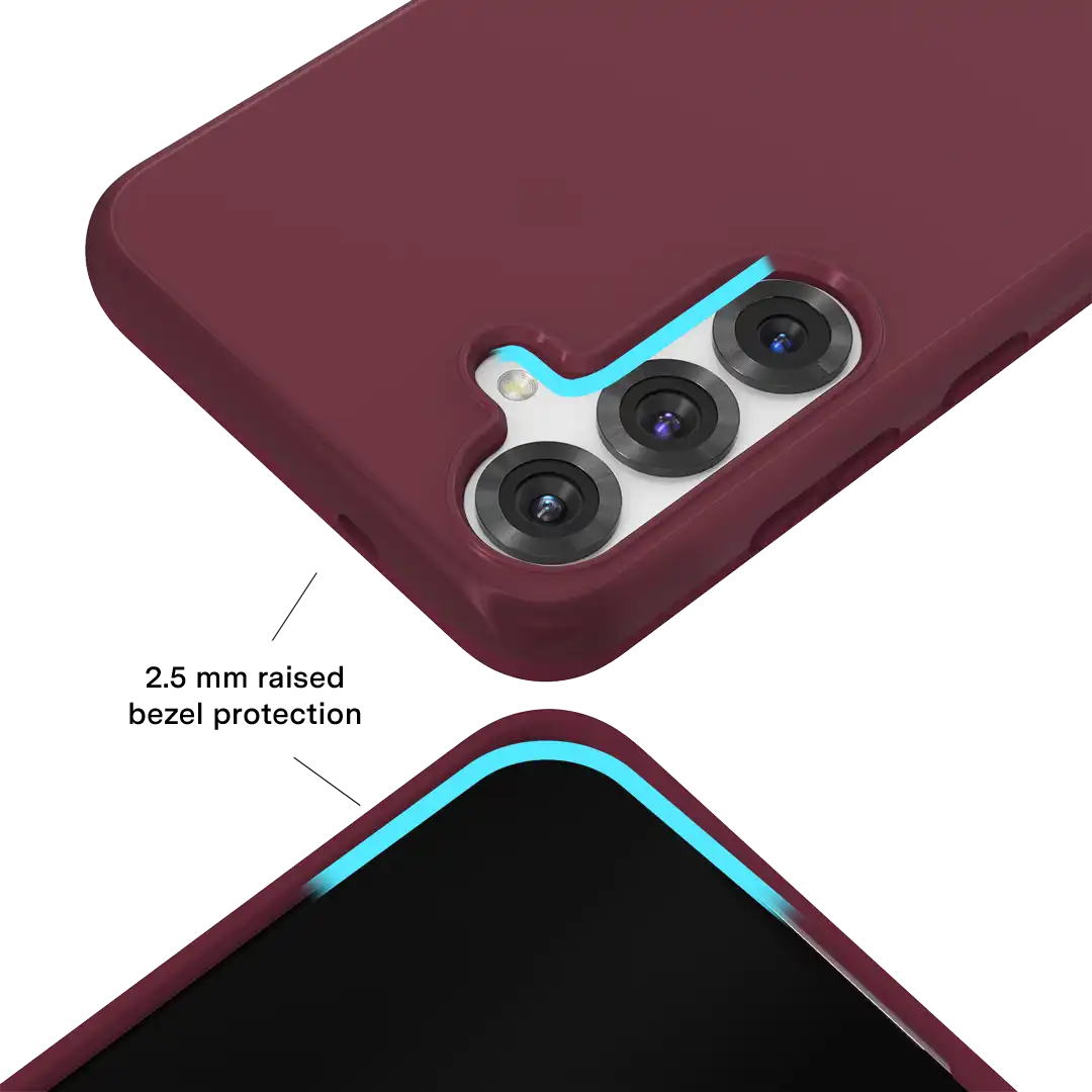 Burgundy 1990 Samsung Case