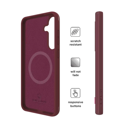 Burgundy 1990 Samsung Case