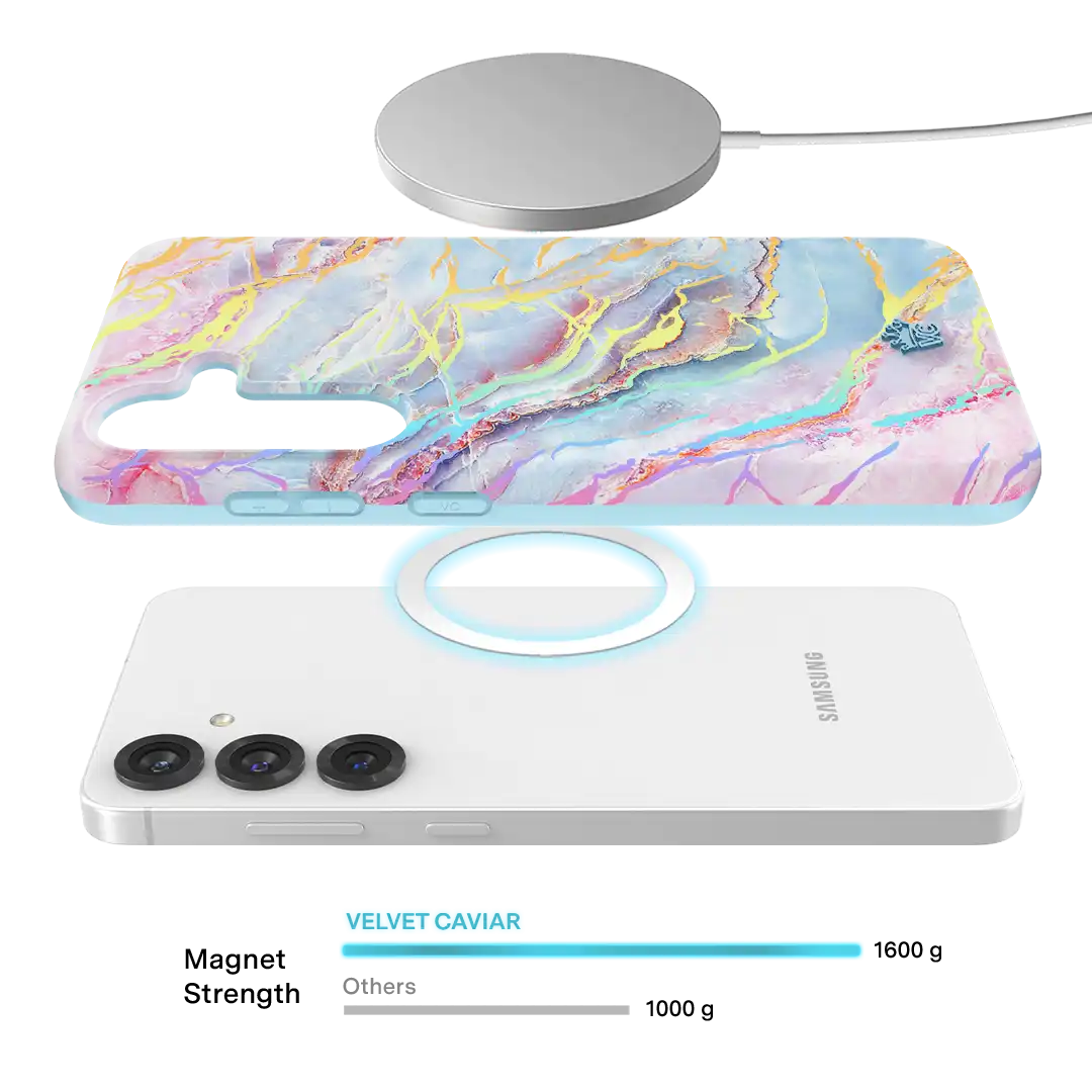 Holo Moonstone Marble Samsung Galaxy Case