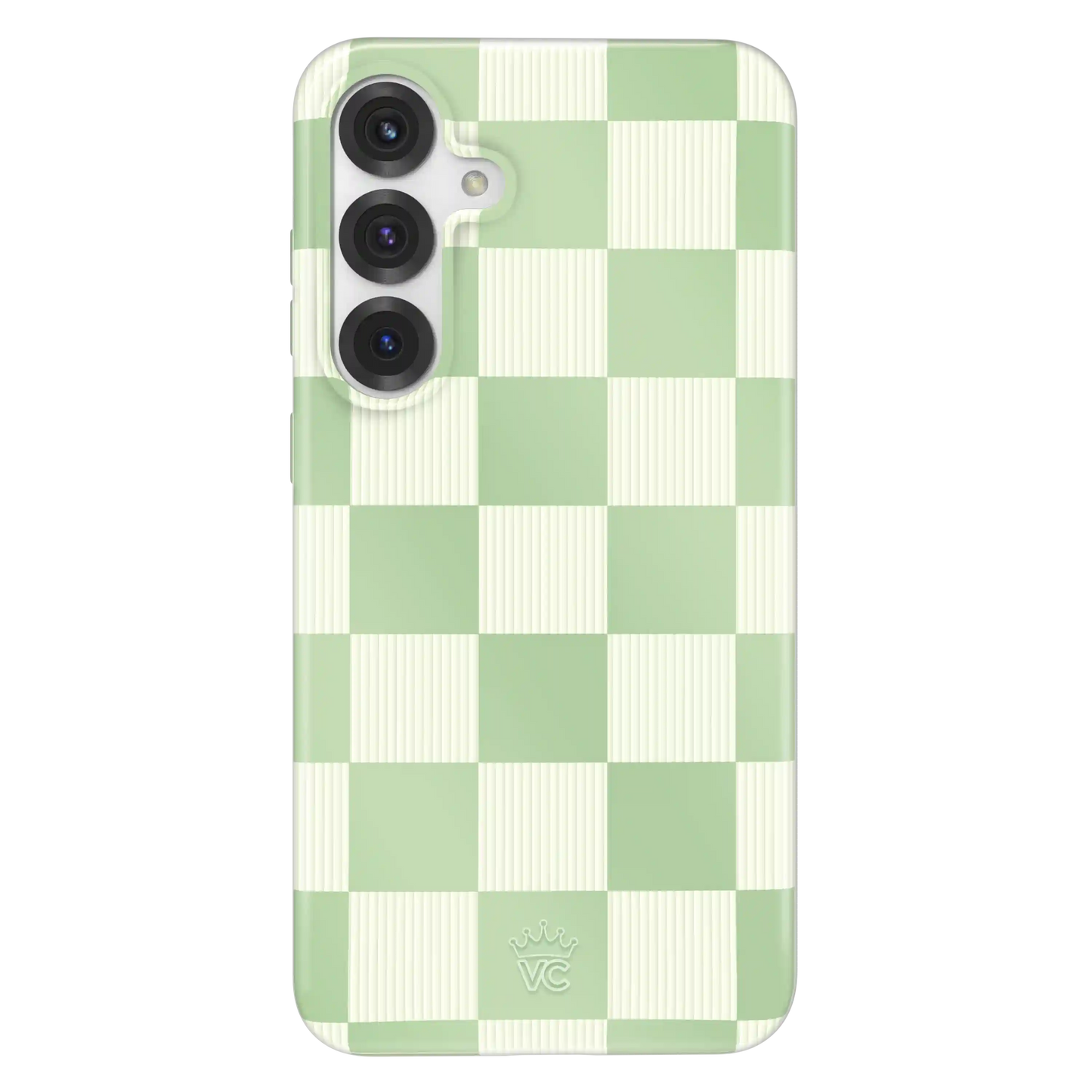 Pistachio Vibe Checkered Samsung Case