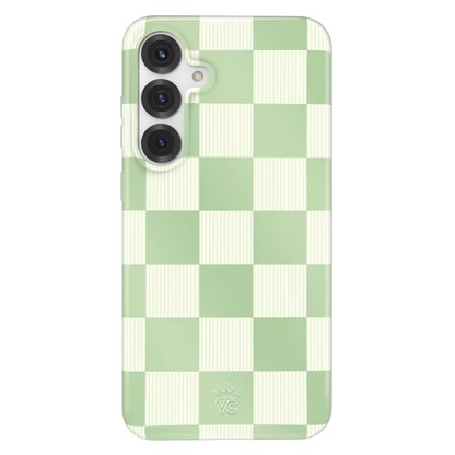 Pistachio Vibe Checkered Samsung Case