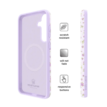 Dainty Lilac Floral Samsung Case