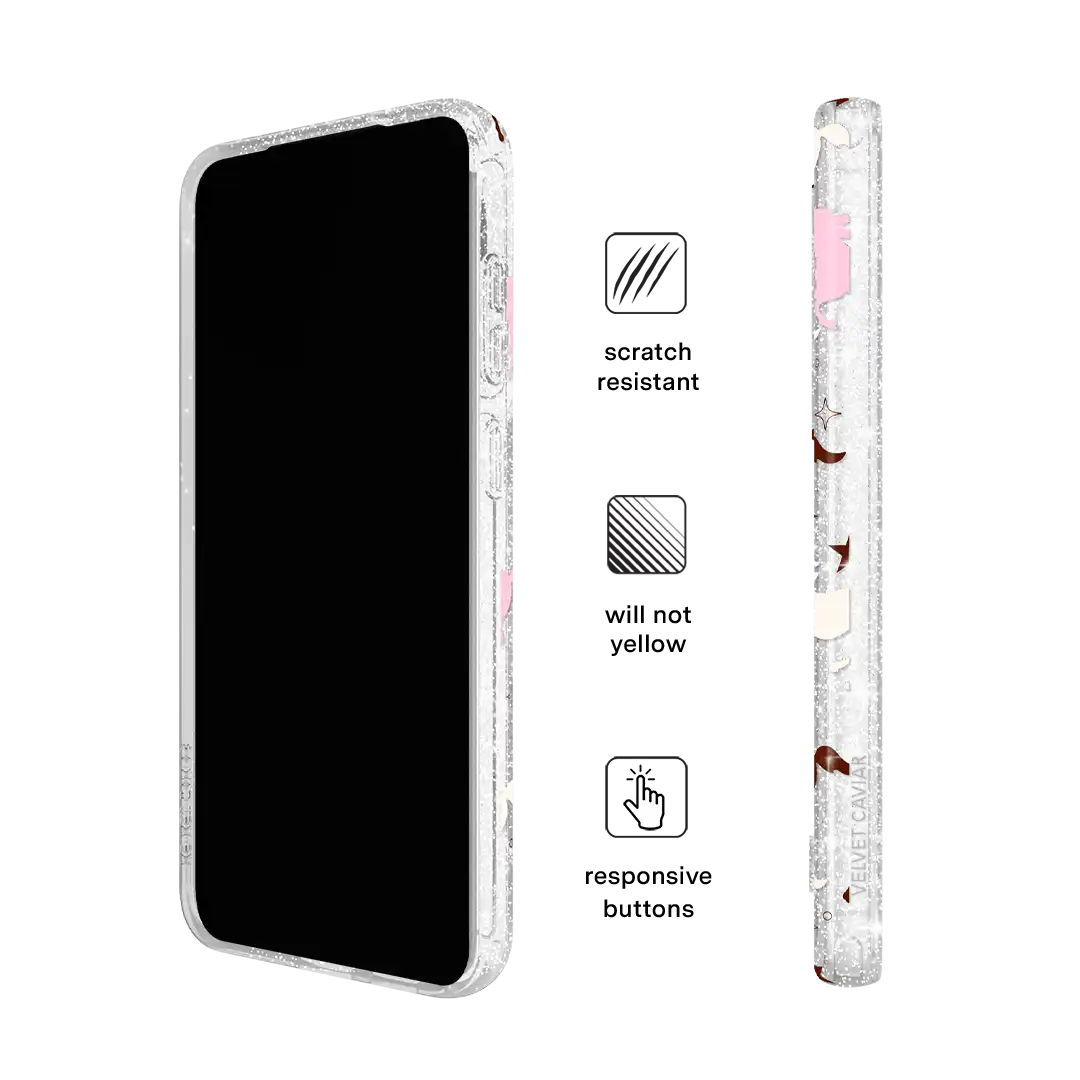 Pink Pony Glitter Samsung Case