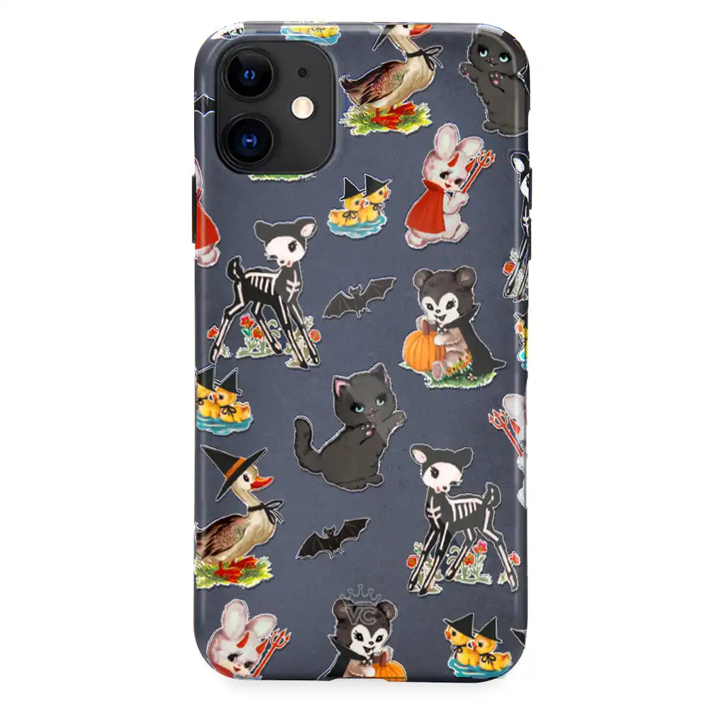 Spooky Baby Animals iPhone Case