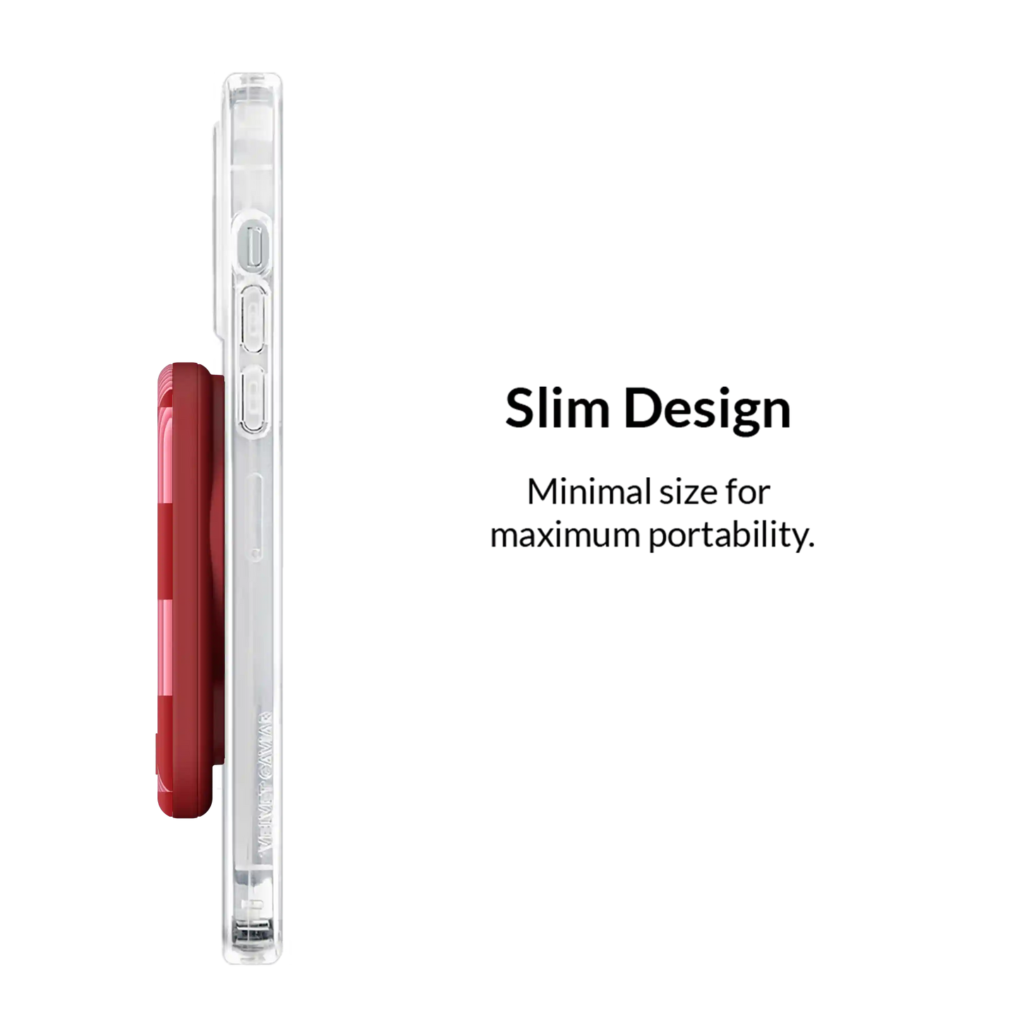 Rose Vibe Checkered Portable MagSafe Charger Power Pack