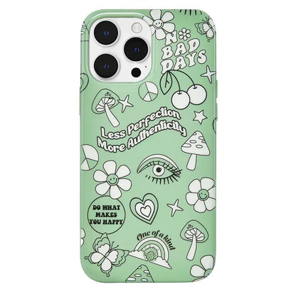 Good Vibes Matcha iPhone Case
