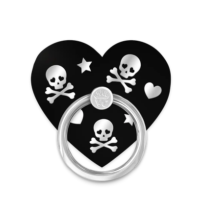 Chrome Skulls Phone Ring