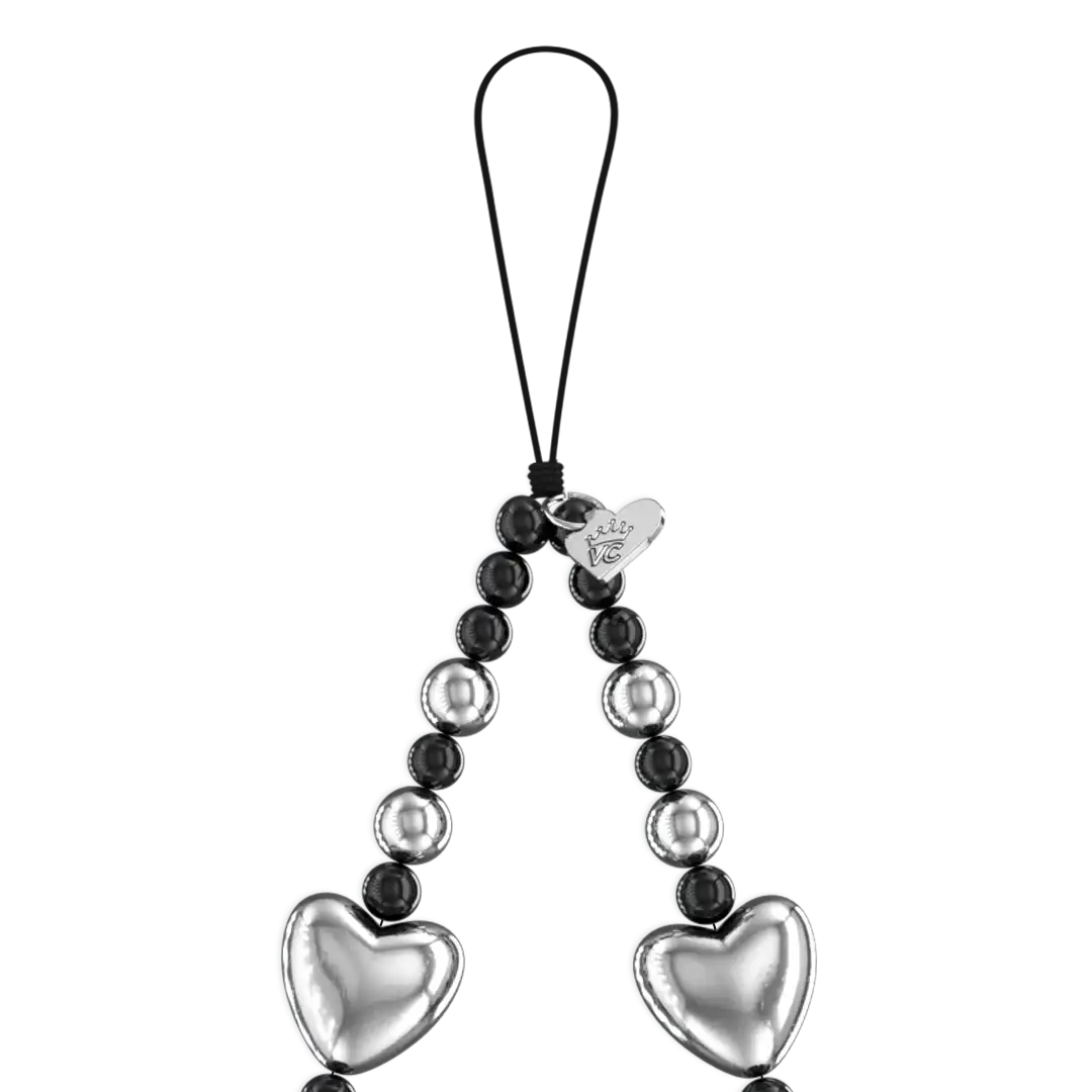 Chrome Skulls Phone Charm