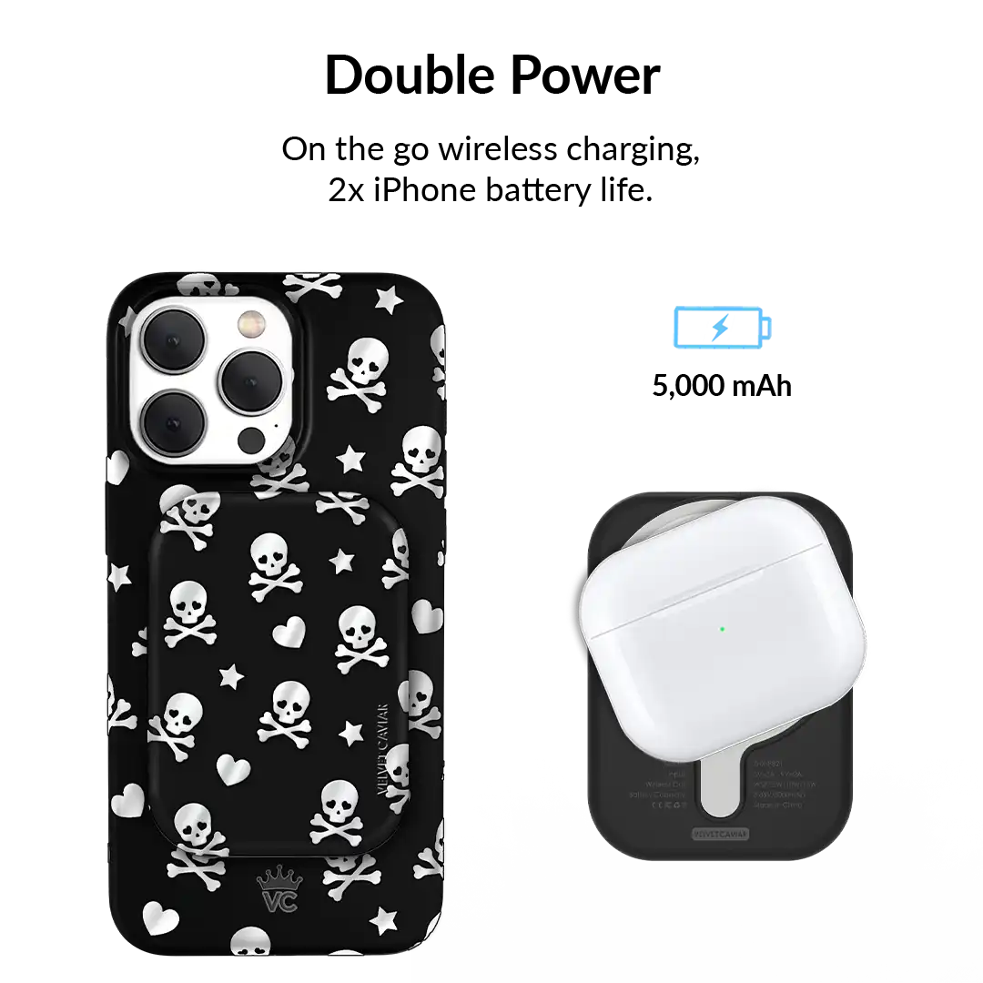 Chrome Skulls Portable MagSafe Charger Power Pack