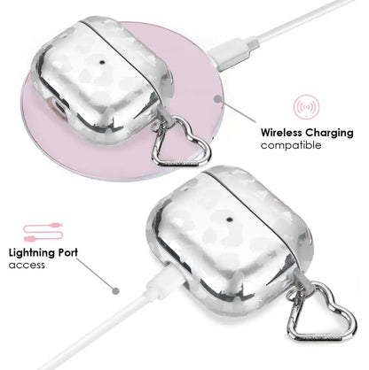 Chrome Leopard AirPod Case