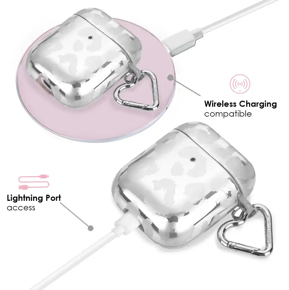 Chrome Leopard AirPod Case