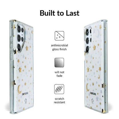Starry Night Clear Samsung Case