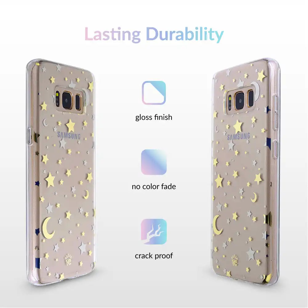 Starry Night Clear Samsung Case