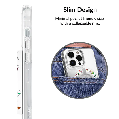 Snoopy Christmas Glitter MagSafe Grip Ring