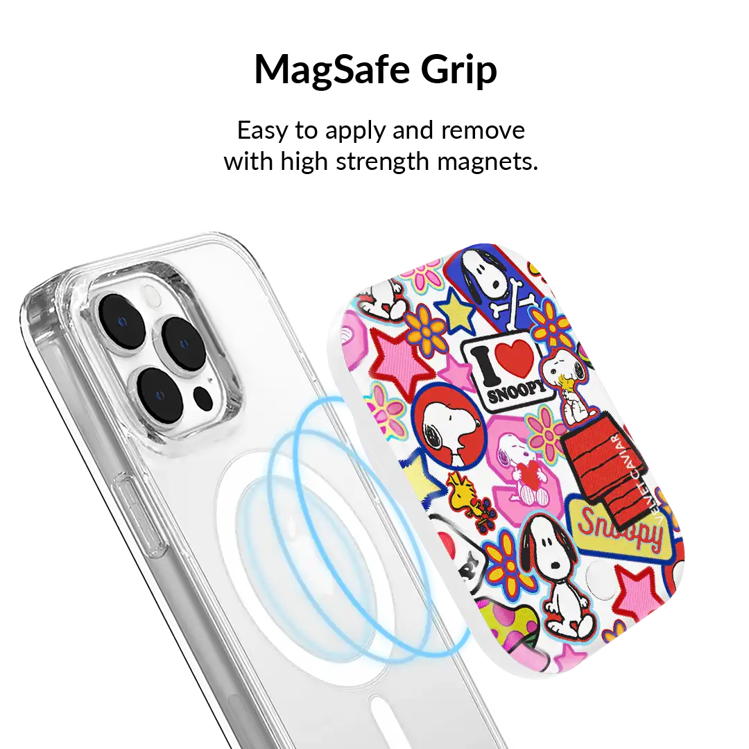 Snoopy Patchwork Portable MagSafe Charger Power Pack