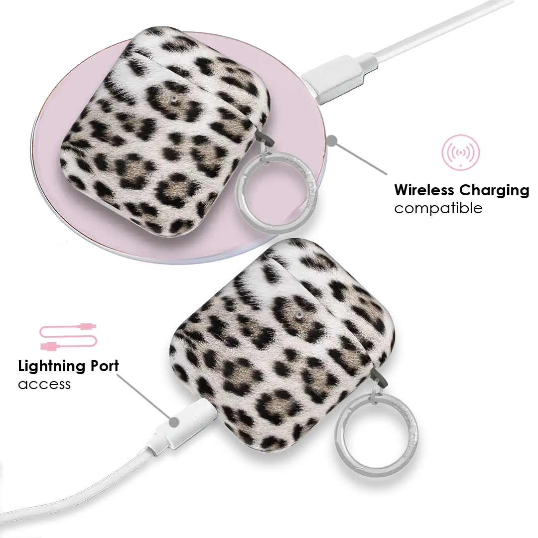 Arctic Leopard AirPod Case