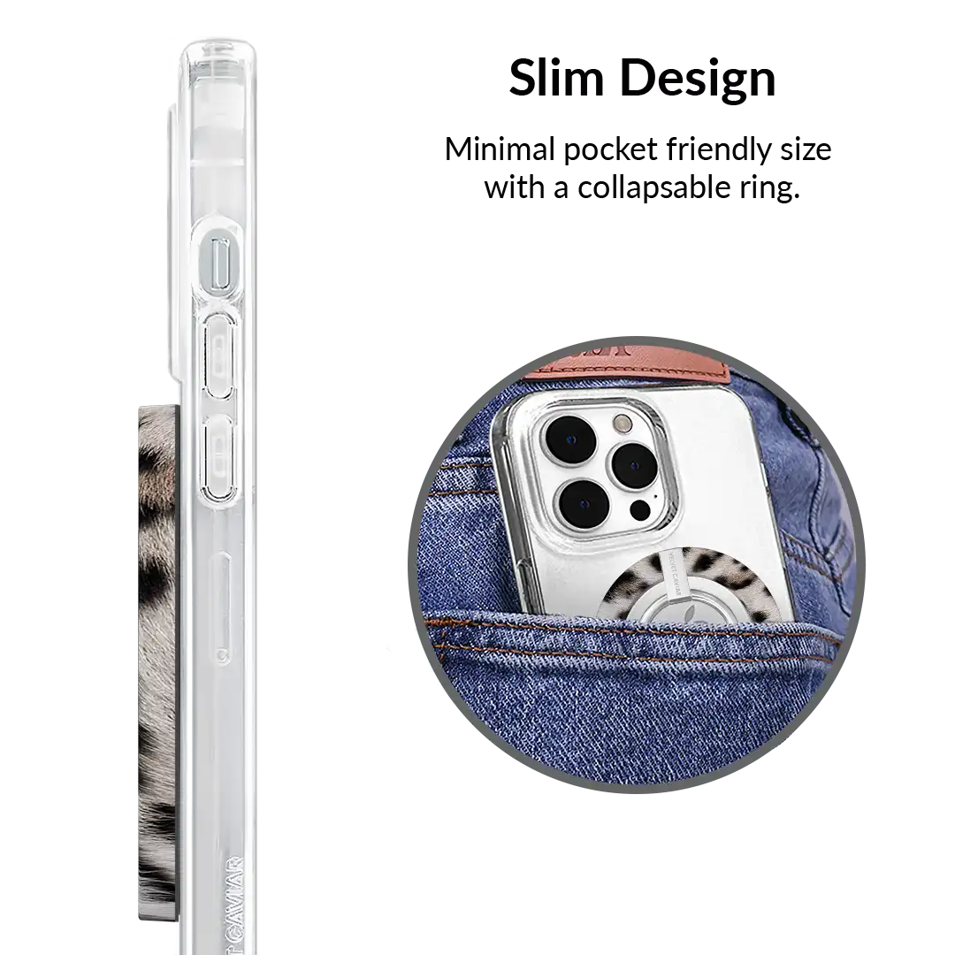 Arctic Leopard MagSafe Grip Ring