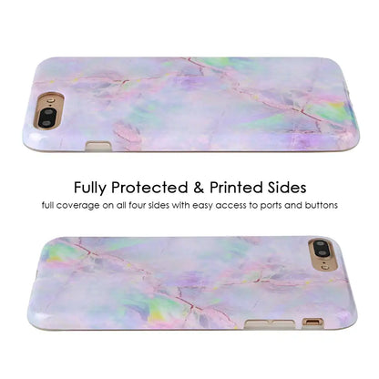 Cotton Candy Marble iPhone Case