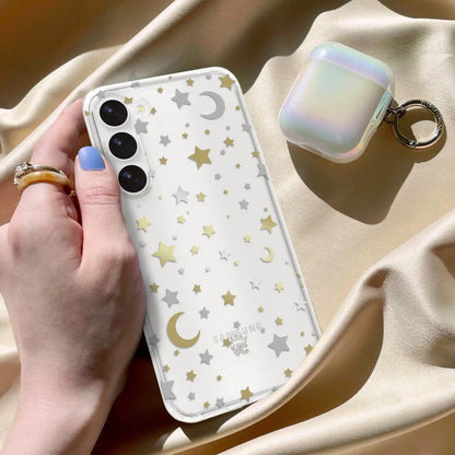 Starry Night Clear Samsung Case