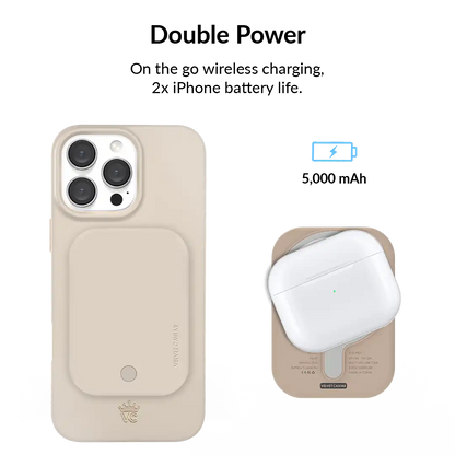 Sand Stone Portable MagSafe Charger Power Pack