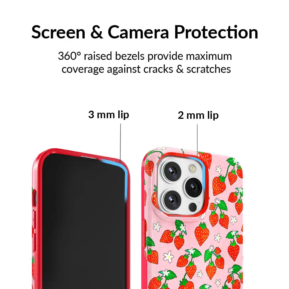 Strawberry Sweethearts iPhone Case