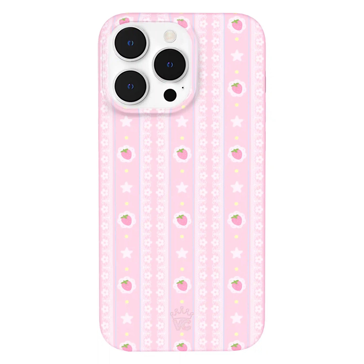 Strawberry Macaron iPhone Case