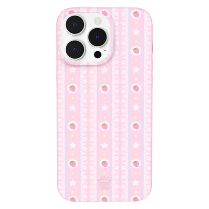 Strawberry Macaron iPhone Case