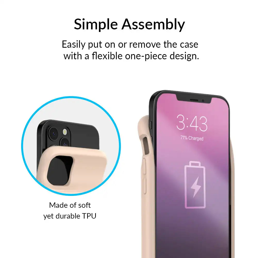 Nude iPhone Charging Case