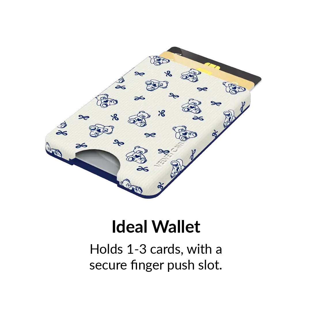 Preppy Teddy MagSafe Wallet