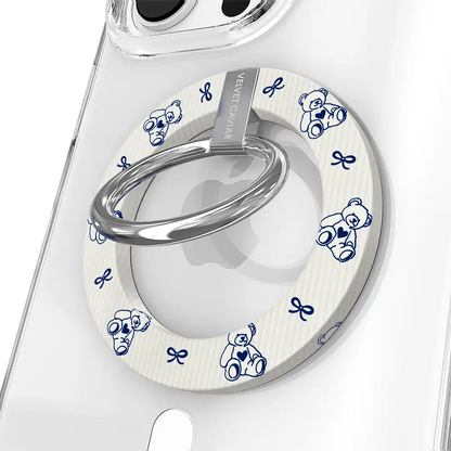 Preppy Teddy MagSafe Grip Ring