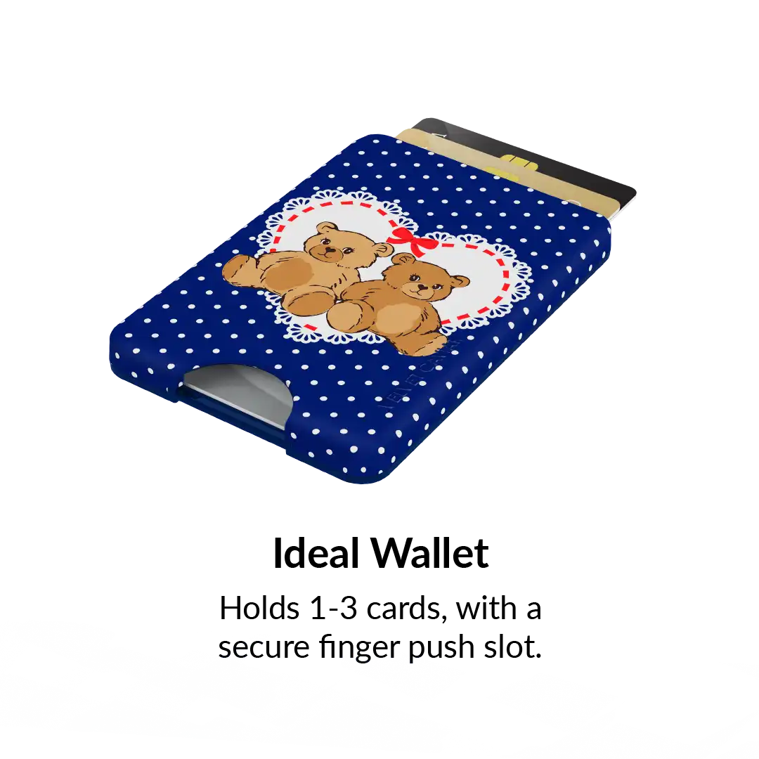Winter Teddy MagSafe Wallet