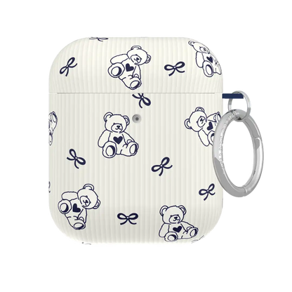 Preppy Teddy AirPod Case