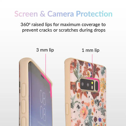 Nude Vintage Floral Samsung Galaxy Case