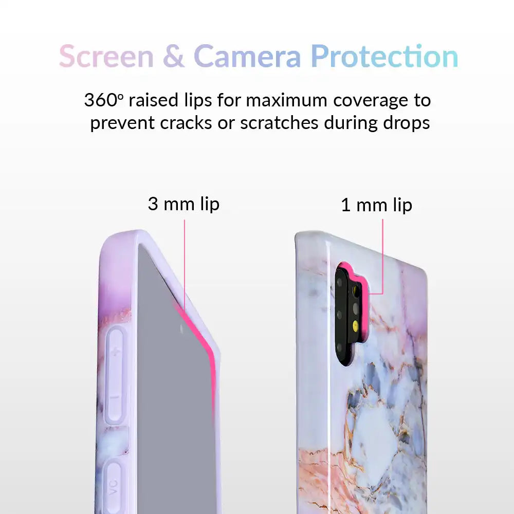 Violet Sky Marble Samsung Case