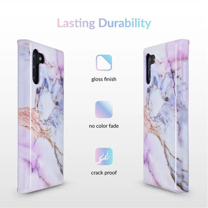 Violet Sky Marble Samsung Case