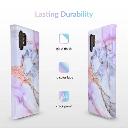 Violet Sky Marble Samsung Case