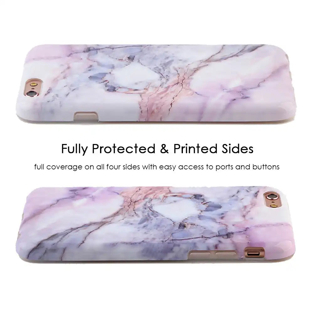 Violet Sky Marble iPhone Case
