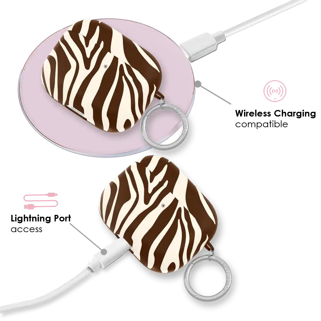 Coco Zebra AirPod Case