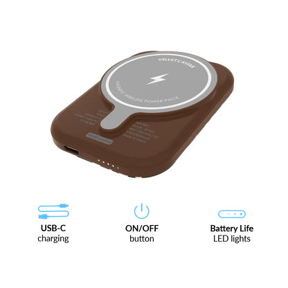 Coco Zebra Portable MagSafe Charger Power Packafe Battery Power Pack