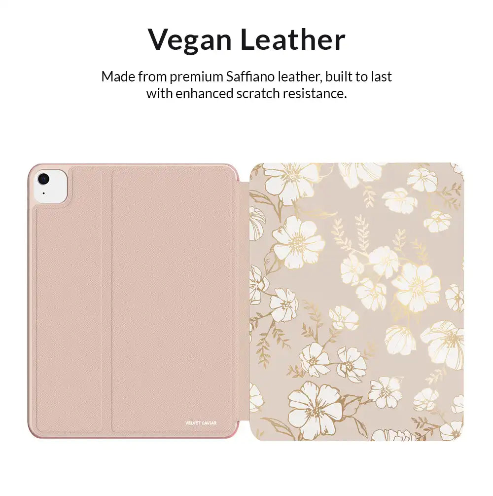 White Floral iPad Case 2.0
