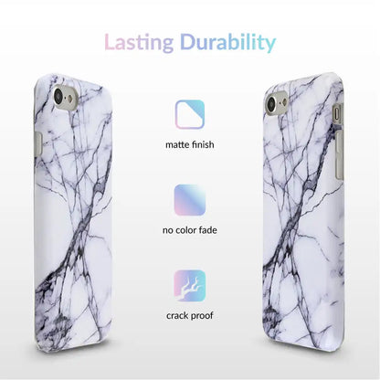 White & Gray Marble iPhone Case