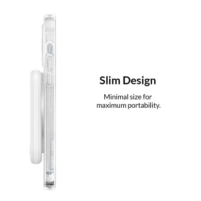 White Portable MagSafe Charger Power Pack