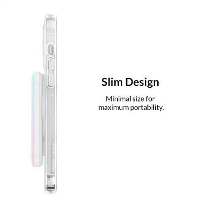 White Opal Portable MagSafe Charger Power Pack