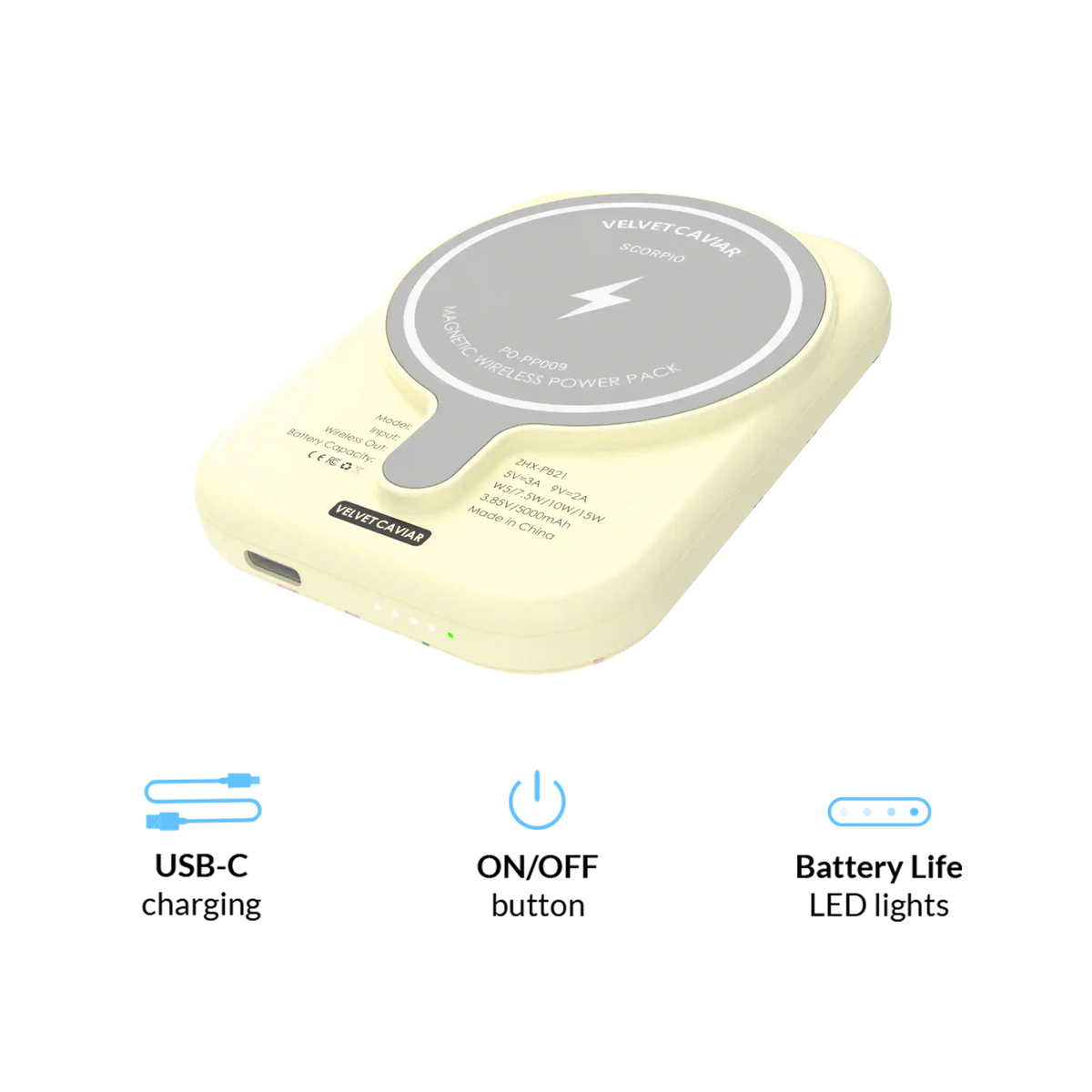 Buttercup Bows Portable MagSafe Charger Power Pack