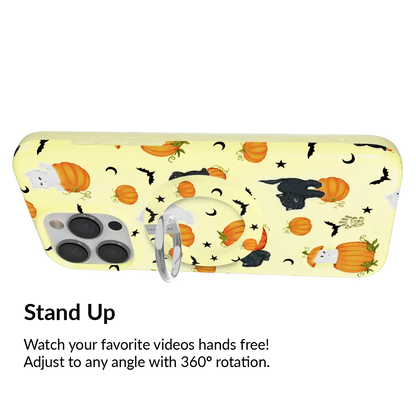 Purrfect Pumpkins MagSafe Grip Ring
