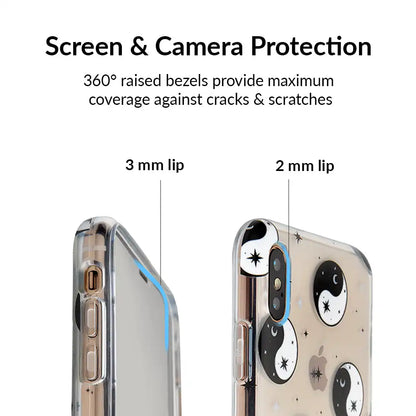 Yin & Yang Clear iPhone Case